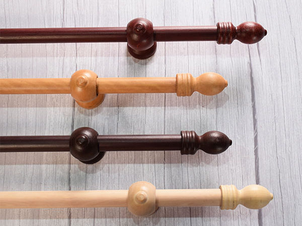 Barrales Para Cortinas De Madera En 22 Mm