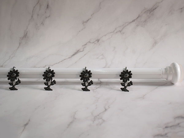 Barral Para Cortina De Baño De Aluminio Margarita