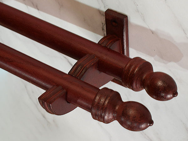 Barrales Dobles Para Cortinas En 34 Mm