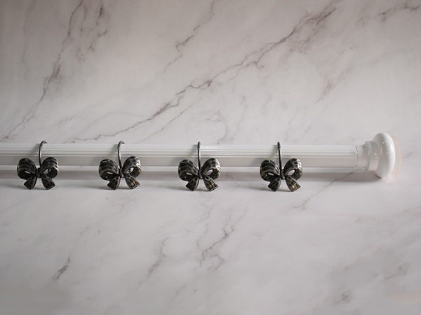 Barral Para Cortina De Baño Moño