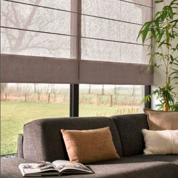 Mecanismo Para Cortinas Romanas Sistema A Cadena Plastica Doble x 2,60 mts