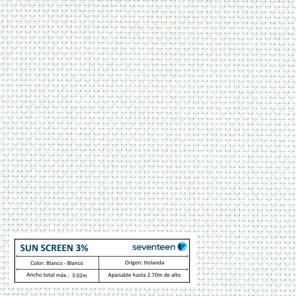 Cortina Roller Sunscreen 3%