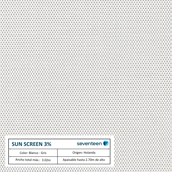 Cortina Roller Sunscreen 3%