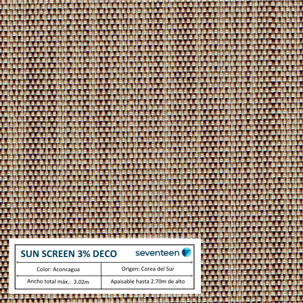 Cortina Roller Sunscreen 3% Deco