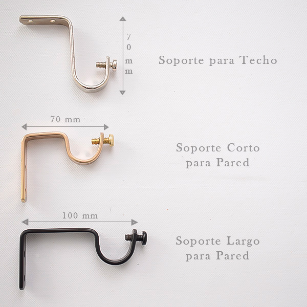 Barrales Para Cortinas Modernos Con Terminal Liso